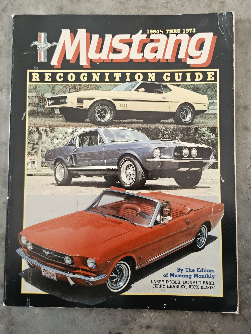 Mustang Recognition Guide (1964.5-1973) Mint Cond.